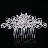 Crystal Flower Bridal Hair Combs Wedding Hair Clips