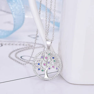 Tree of Life Pendant 925 Sterling Silver Necklace