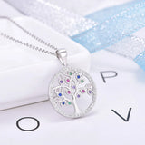 Tree of Life Pendant 925 Sterling Silver Necklace