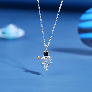 TS-DZ017 Toss Bear Sterling Silver Necklace Women's Jewelry