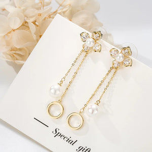 925 Sterling Silver Toss Bear Earrings