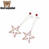925 Sterling Silver Spain Bear Earrings