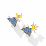 925 Silver Spain Bear Earrings Jewelry for Women