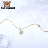 925 Silver Gemstone Bear Bracelet - Spanish Version