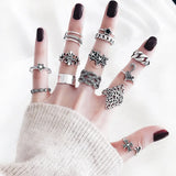 Anillo de oso de plata esterlina 925 JZ126