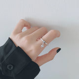 Anillo de oso de plata esterlina 925 JZ126
