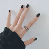 Anillo de oso de plata esterlina 925 JZ126
