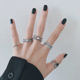 Anillo de oso de plata esterlina 925 JZ126