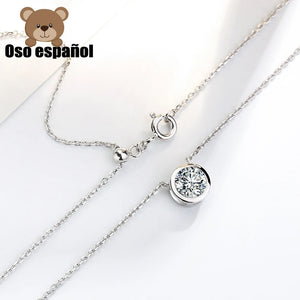 High Spanish Bear Gemstone Pendant Necklace DIY Jewelry Sterling Silver