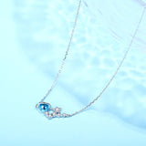 Spanish Bear Gemstone Pendant Necklace for Women