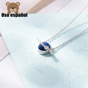 Sterling Silver High Spanish Bear Gemstone Pendant Necklace