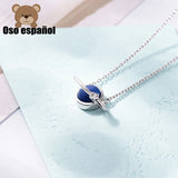 Sterling Silver High Spanish Bear Gemstone Pendant Necklace