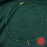 Spanish Bear Gemstone Pendant Necklace Sterling Silver Necklace