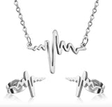 TS2 Star Earrings Ring Bracelet Necklace Set
