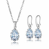 TS3 Silver Jewelry Sets For Women Sky Snowflake Wedding Fine Jewelry