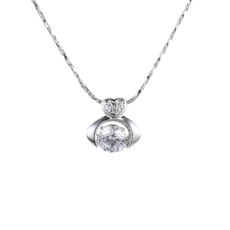 TS4 Steel Shell Pendant Chain Necklace Coarse Jewelry 18K Plated