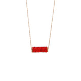 TS4 Steel Shell Pendant Chain Necklace Coarse Jewelry 18K Plated