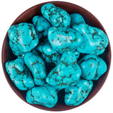 Green Howlite Turquoise Irregular Crushed Stones for Healing Chakra Balancing