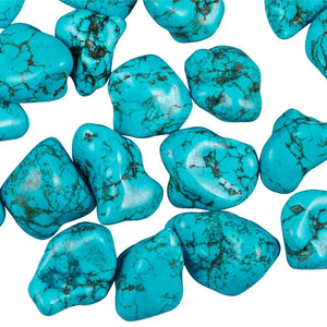 0.5lb Green Howlite Turquoise Stone Reiki Stone