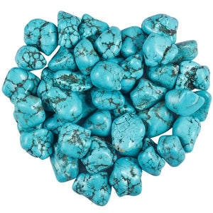 0.5lb Green Howlite Turquoise Stone Reiki Stone