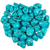 0.5lb Green Howlite Turquoise Stone Reiki Stone