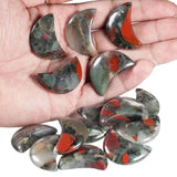 Moon Shape Healing Crystal Palm Stones Set, Chakra Balancing Decor Jewelry
