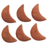 Moon Shape Healing Crystal Palm Stones Set, Chakra Balancing Decor Jewelry