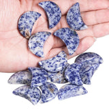 Moon Shape Healing Crystal Palm Stones Set, Chakra Balancing Decor Jewelry