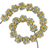 10mm Mixed Rhinestone Spacer Beads Jewelry Making