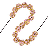 10mm Mixed Rhinestone Spacer Beads Jewelry Making