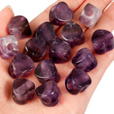 Crystal Gemstone Heart Shape Large Hole Beads for European Charms Bracelet