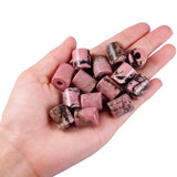 Crystal Stone Cylinder Large Hole Charms European Bead for Bracelet Making