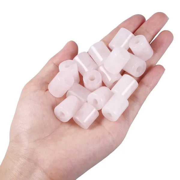 Crystal Stone Cylinder Large Hole Charms European Bead for Bracelet Making