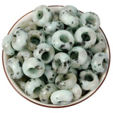 Big Hole Stone Rondelle Loose Beads for European Charm Bracelet