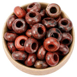 Big Hole Stone Rondelle Loose Beads for European Charm Bracelet