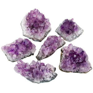 Natural Amethyst Quartz Crystal Cluster Geode Druzy Specimen for Reiki Healing
