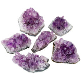 Natural Amethyst Quartz Crystal Cluster Geode Druzy Specimen for Reiki Healing