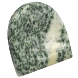 Thumb Stone Semicircle Reiki Healing Crystal Balancing Pocket Palm