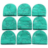 Thumb Stone Semicircle Reiki Healing Crystal Balancing Pocket Palm