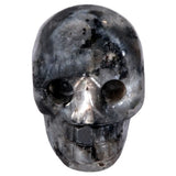 Labradorite Skull Skeleton Head Pocket Statue Figurine Decor 1''