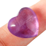5Pc Mini Puff Heart LOVE Crystal Healing Reiki Palm Stone