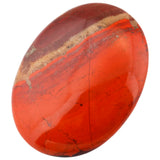 Red Stone Oval Worry Stones, Healing Crystal Chakra Reiki Balancing