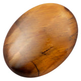 Tiger's Eye Oval Worry Stone Lot (5Pc)