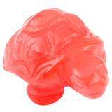 Cherry Quartz Turtle Tortoise Pocket Statue Amulet Fengshui