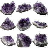 Natural Amethyst Crystal Geode Specimen Home Decoration