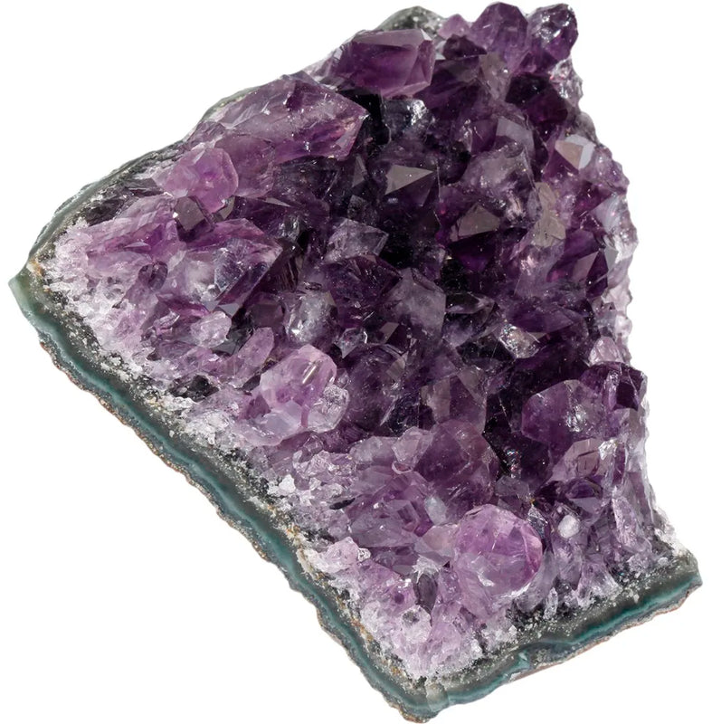 Purple Quartz Geode Druzy Crystal Reiki Healing Gem