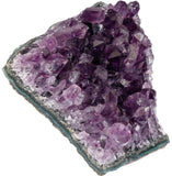 Purple Quartz Geode Druzy Crystal Reiki Healing Gem