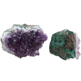 Purple Quartz Geode Druzy Crystal Reiki Healing Gem