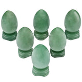 Green Aventurine Egg Sphere & Stand Healing Crystal Chakra Balancing