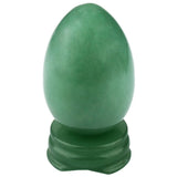 Green Aventurine Egg Sphere & Stand Healing Crystal Chakra Balancing